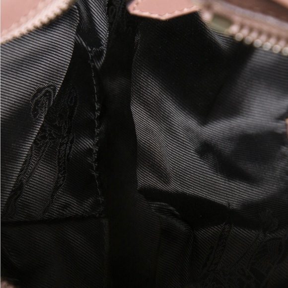 Burberry Old Rose Ruffled Leather Lowry Bag - Picture 4 of 15